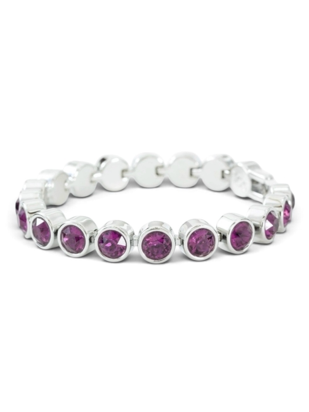 Touchstone Amethyst Ignite and Silver Ice Bracelet New in Box
